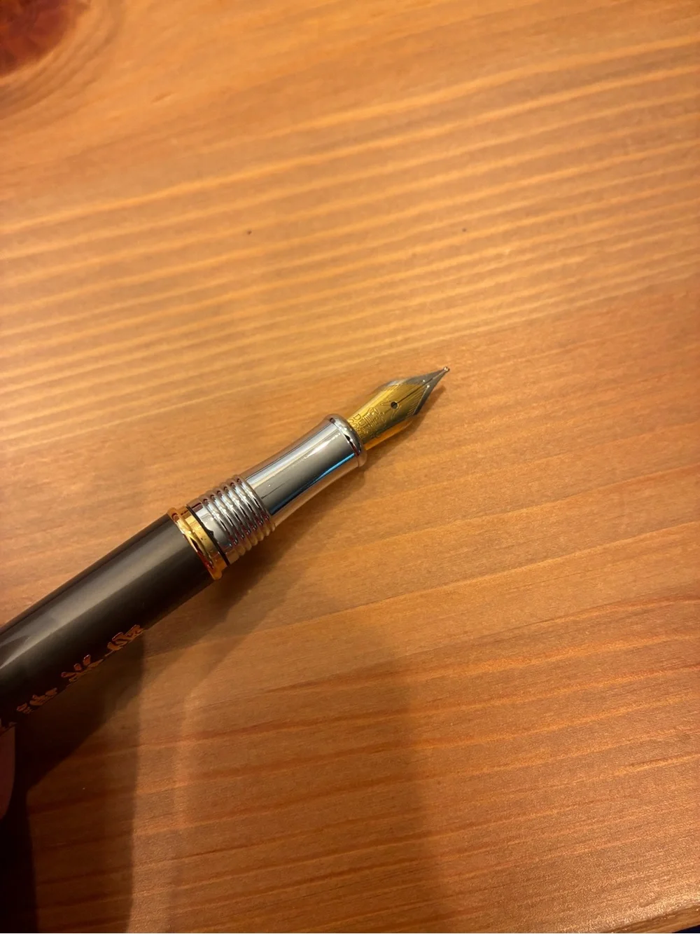 DUKE 22K GP Fountain Pen Farn Stationary Co, LTD with engraving Untested